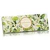 Image de Gelsomino, Coffret cadeau avec 3 savons végétaux de 100g, parfum magnifique de jasmin, Savon de Fiorentino italienne, avec décoratif gravé