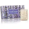 Image de Lavande Savon rectangulaires 3x125g, Savon de Fiorentino italienne, la main avec décoratif gravé
