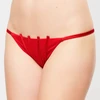 Image de La Perla - Bas de maillot Graphique Couture rouge 42