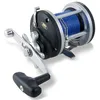 Image de Bobine de Pêche à la Traîne Carbone 1 Roulement avec Tressé Bleu, Taille 300