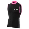 Image de SIXS - BIKE2 STRIPES - DÃ BARDEUR CYCLISTES 1/2 ZIP - Rose -