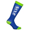 Image de SIXS Chaussettes Recovery Sock, Bleu/Vert, Taille 47/49