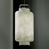 Image de Karman Suspension LED Kimono fibre verre blanche, 40 cm