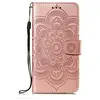 Image de Coque pour Galaxy M20 Prime PU Cuir Flip Folio Housse Étui Cover Case Wallet Portefeuille Support Dragonne Fermeture Magnétique pour Samsung Galaxy M20 - JEEB010363 Or Rose
