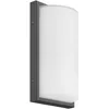 Image de LCD Außenwandleuchte, LED 13 Watt, 3000K, graphit/edelstahl (039LED)