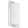 Image de LCD Applique murale 75 W 1 x E27 Acier inoxydable en acier inoxydable et verre opale