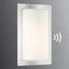 Image de LCD Applique d'extérieur Luis, acier inoxydable, détecteur de mouvement