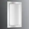 Image de LCD Applique d'extérieur LED Luis, verre, acier inoxydable