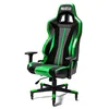 Image de Sparco Trooper Chaise de Gaming Ergonomique réglable avec Support Lombaire, Piston certifié, Roues Pro Caster verrouillables (Noir Vert)