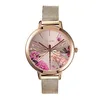 Image de Oui&me Fleurette Smartwatch Femme, Seulement Temps, 3H,Analogique - 41,4x34 mm