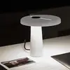 Image de Martinelli Luce Hoop - lampe à poser LED en blanc