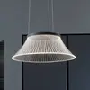 Image de Martinelli Luce Suspension LED Plissé, abat-jour gravé au laser