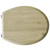Image de Abattant de WC universel en bois d'érable