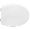 Image de Sedile wc per rak vaso venice forma 1 bianco - cerniere a passanti