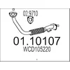 Image de MTS 01.10107 Tuyau d'échappement Avant