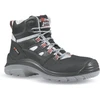 Image de Bottes de sécurité Cross taille 47 noir/gris/rouge cuir velours / matériau mesh