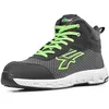 Image de U POWER Don't Worry... BE Happy! Chaussures de sécurité pour Homme, Noir Vert Fluo, 44 EU