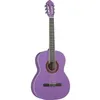 Image de EKO GUITARS - CS-10 VIOLET, Guitare Classique Série Studio Taille 4/4, Table en Tilleul, Éclisses et Fond en Tilleul Laminé, Manche et Touche en Bouleau, Housse Incluse, Couleur Violet