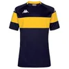 Image de Kappa T-Shirt Unisexe Dareto pour Enfant, Bleu/Jaune, 10 Ans
