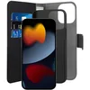 Image de Puro Book Case, 2 en 1; Couverture Amovible; en éco-Cuir Compatible avec la Fermeture magnétique de l'iPhone 13 Pro; 3 Pochettes Noires pour Cartes