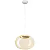 Image de Stilnovo La Mariée Suspension LED dorée/blanche