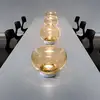 Image de lampe à poser LED Stilnovo La Mariée dorée/blanche
