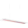 Image de Linea Light Suspension LED Antille verre rectangulaire cuivre