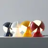 Image de lampe de table LED Stilnovo Buonanotte, rouge