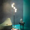 Image de Stilnovo Galassia lampadaire LED à 6 lampes, doré