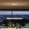 Image de Linea Light Suspension LED Satori, longueur 114,4 cm, blanc, 2.700 K, aluminium