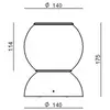 Image de Plafonnier LED Stilnovo Gravitino, orientable, blanc