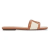 Image de A|X Armani Exchange pour femme. XW002568AF22752MZ767 Sandales parfaites marron (39), Plat, Aucun, Casuel, Synthétique