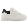 Image de A|X Armani Exchange pour femme. XW002149AF19528M0017 Trainers Sophisticated white (38), Blanc, 3 à 5 cm, Lacets, Casuel