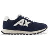 Image de A|X Armani Exchange pour homme. XM001960AF19388MB005 Baskets Style navy (46), Plat, Lacets, Casuel, Marine
