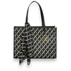 Image de A|X Armani Exchange pour femme. XW000927AF17155MC043 Sac imprimé noir (OSFA), Casuel, Polyester