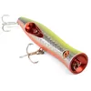 Image de Seaspin Toto 113   Leurre Artificiel pour la Pêche au Spinning, Popper 113 mm 23 g   Trou Traversant Innovant, Tube de Bulles   pour Bars Lampuges Barracudas GBA
