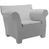 Image de Kartell Bubble Club Fauteuil, Polyéthylène Masse, Gris Clair, 102 x 78 x 75 cm