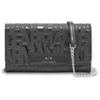 Image de A|X Armani Exchange pour femme. XW000358AF17290UC001 Portefeuille XW000358AF17290 noir (OSFA), Casuel, Synthétique, Polyester
