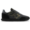 Image de EA7 pour homme. 7X000541_AF18609 Baskets logo noir (42), Plat, Lacets, Casuel