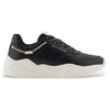 Image de A|X Armani Exchange pour femme. XW001617AF17443MC005 Baskets en cuir Equip noir (36.5), Plat, Lacets, Casuel