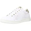 Image de Geox Femme D Jaysen B Sneakers, White/Gold, 41 EU