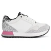 Image de Geox - Sneakers en cuir Doralea blanc / blanc cassé 36