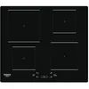 Image de Hotpoint - HQ5660SNE Plaque Induction 4 Foyers - 4 Boosters, Panneau de Contrôle Frontal - Commandes Sensitives - Sécurité Enfant et Gestion de puissance 9 niveaux + Booster - H 5,4 x L 59 x P 51 cm