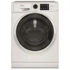 Image de Hotpoint - NDB8635KFR Lave-linge Séchant Posable - Capacité 8 kg - Chargement Frontal, 1351 tr/min, Moteur Inverter, Vapeur Anti-odeur - H 85 x L 59.5 x P 54 cm - Classe Énergétique D - Blanc