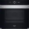 Image de Hotpoint - HAOI5S8PM0XA Four Encastrable Pyrolyse 73L - Hydrolyse, Chaleur Pulsée - Programmes Automatiques, Écran Électronique - H 59,7 x L 59,5 x P 56,4 cm - Classe Énergétique A+ - Inox