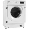 Image de Hotpoint - BIWMHG8146EU Lave-linge Hublot Encastrable - Capacité 8 kg - Chargement Frontal, 1400 tr/min - Moteur Induction, Anti-tache - Départ Différé - Classe Énergétique A - Blanc