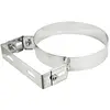 Image de Collier de fixation en acier inoxydable réglable lourd pour cheminée (80 mm)