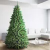Image de BAKAJI Sapin de Noël Super touffu New (TF) Vert écologique PVC, Base de Croix en Fer, Branches à Crochet, Aiguilles Anti-Chute, très épais (210 cm (1038 Branches))