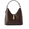 Image de Furla Cuir sac à épaule Goccia Hobo Bag Cioccolato marron foncé