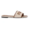 Image de Furla pour femme. YL55BRE-BX4556 Sandales en cuir marron Brezza (37), Plat, Aucun, Casuel